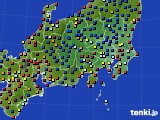 関東・甲信地方のアメダス実況(日照時間)(2016年08月02日)