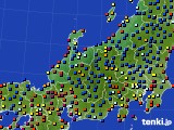 北陸地方のアメダス実況(日照時間)(2016年08月02日)