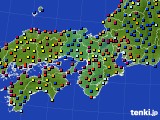 近畿地方のアメダス実況(日照時間)(2016年08月02日)