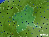 群馬県のアメダス実況(日照時間)(2016年08月02日)