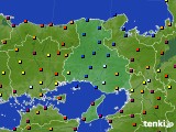 兵庫県のアメダス実況(日照時間)(2016年08月02日)