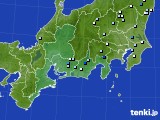 東海地方のアメダス実況(降水量)(2016年08月03日)