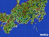 東海地方のアメダス実況(日照時間)(2016年08月03日)