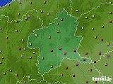 群馬県のアメダス実況(気温)(2016年08月03日)