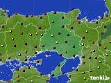 兵庫県のアメダス実況(日照時間)(2016年08月04日)