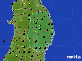 2016年08月04日の岩手県のアメダス(日照時間)