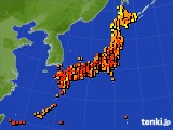 アメダス実況(気温)(2016年08月04日)