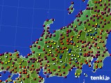 北陸地方のアメダス実況(日照時間)(2016年08月05日)