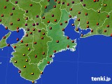 三重県のアメダス実況(気温)(2016年08月05日)