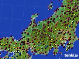2016年08月06日の北陸地方のアメダス(日照時間)