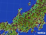 北陸地方のアメダス実況(日照時間)(2016年08月06日)