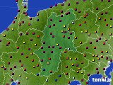 長野県のアメダス実況(日照時間)(2016年08月06日)