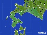 道南のアメダス実況(風向・風速)(2016年08月07日)