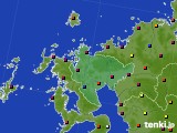 2016年08月13日の佐賀県のアメダス(日照時間)