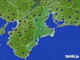 三重県のアメダス実況(日照時間)(2016年08月14日)