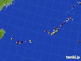 沖縄地方のアメダス実況(日照時間)(2016年08月15日)