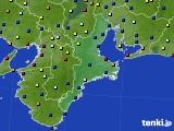 三重県のアメダス実況(日照時間)(2016年08月15日)