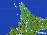 道北のアメダス実況(風向・風速)(2016年08月15日)