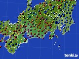 東海地方のアメダス実況(日照時間)(2016年08月16日)