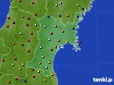 2016年08月16日の宮城県のアメダス(日照時間)