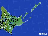 道東のアメダス実況(降水量)(2016年08月17日)