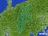 2016年08月17日の長野県のアメダス(風向・風速)