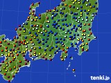 関東・甲信地方のアメダス実況(日照時間)(2016年08月20日)