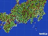 東海地方のアメダス実況(日照時間)(2016年08月21日)