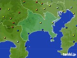 神奈川県のアメダス実況(日照時間)(2016年08月21日)