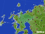 佐賀県のアメダス実況(日照時間)(2016年08月22日)