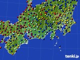 東海地方のアメダス実況(日照時間)(2016年08月23日)