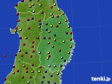 2016年08月23日の岩手県のアメダス(日照時間)