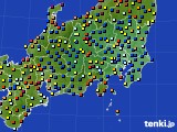 関東・甲信地方のアメダス実況(日照時間)(2016年08月24日)