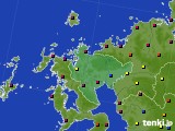 2016年08月24日の佐賀県のアメダス(日照時間)