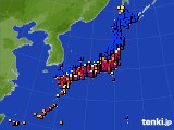 アメダス実況(日照時間)(2016年08月26日)