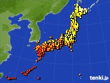 アメダス実況(気温)(2016年08月27日)