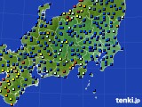 2016年08月28日の関東・甲信地方のアメダス(日照時間)