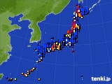 アメダス実況(日照時間)(2016年08月28日)