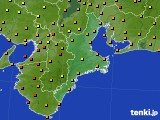 三重県のアメダス実況(気温)(2016年08月28日)