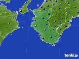 和歌山県のアメダス実況(降水量)(2016年08月29日)