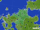 2016年08月29日の福岡県のアメダス(日照時間)