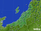 新潟県のアメダス実況(降水量)(2016年08月30日)