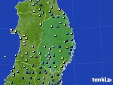 岩手県のアメダス実況(降水量)(2016年08月30日)