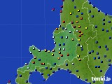 道央のアメダス実況(日照時間)(2016年08月30日)