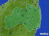 福島県のアメダス実況(風向・風速)(2016年08月30日)