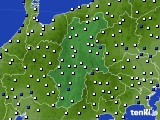 2016年08月30日の長野県のアメダス(風向・風速)