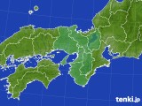 近畿地方のアメダス実況(降水量)(2016年08月31日)