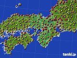 2016年08月31日の近畿地方のアメダス(気温)