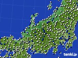 北陸地方のアメダス実況(風向・風速)(2016年08月31日)
