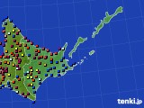 2016年09月01日の道東のアメダス(日照時間)